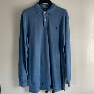Men’s Ralph Lauren Blue Polo Long Sleeve